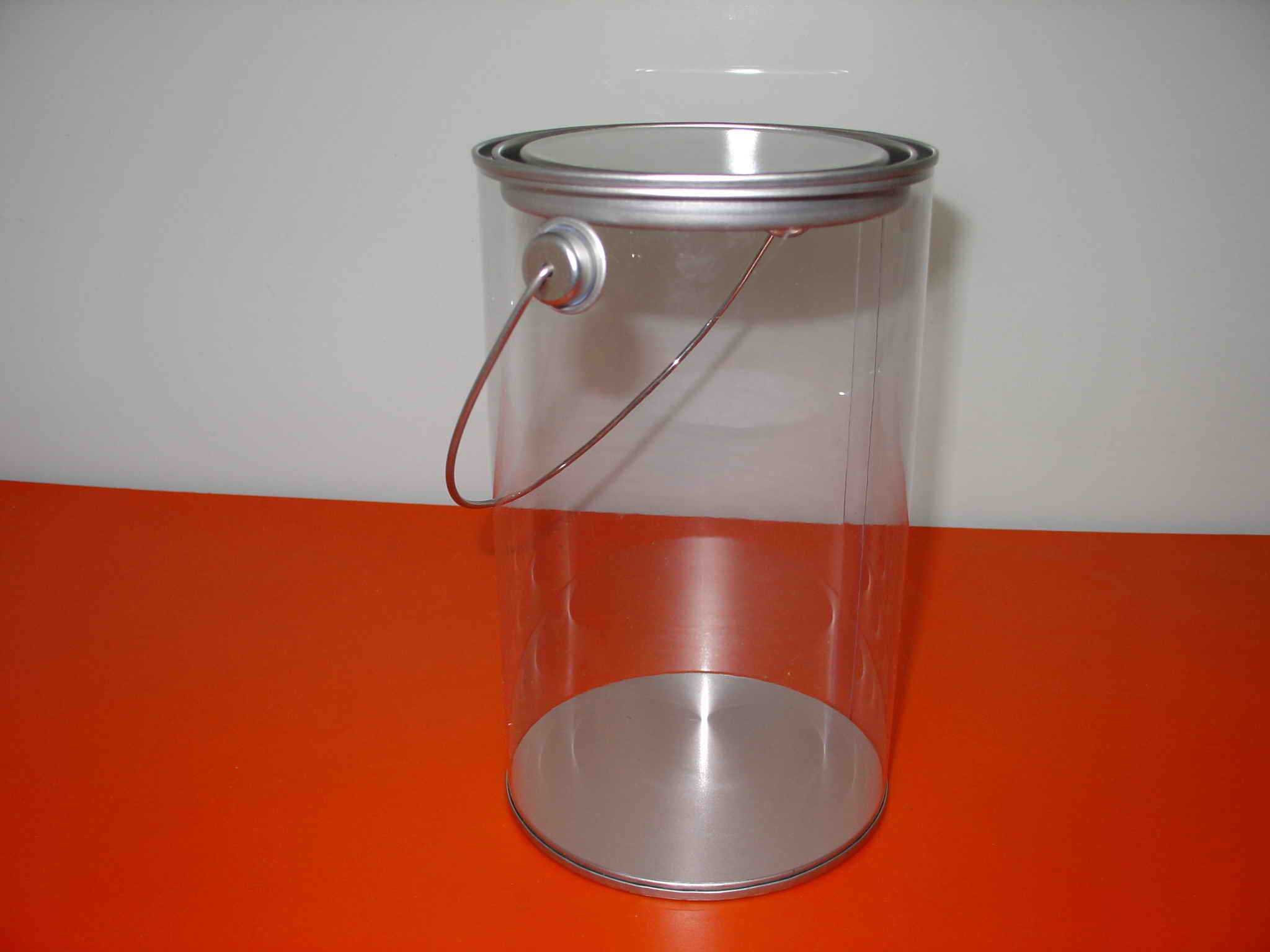 clear paint can,gift bucket,petg paint can,pvc bucket,pvc buckets,clear